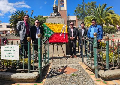 Seción solemne en honor a los 161 años de cantonización  Sígsig