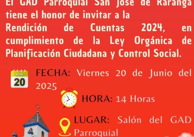 Convocatoria a la Asamblea de Rendición de Cuentas 2024